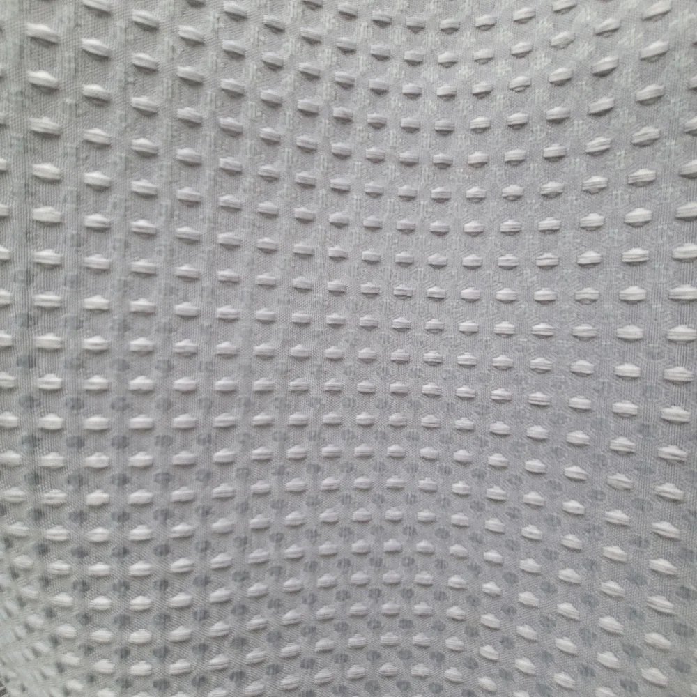 Grey Waffle Shower Curtain & Hooks